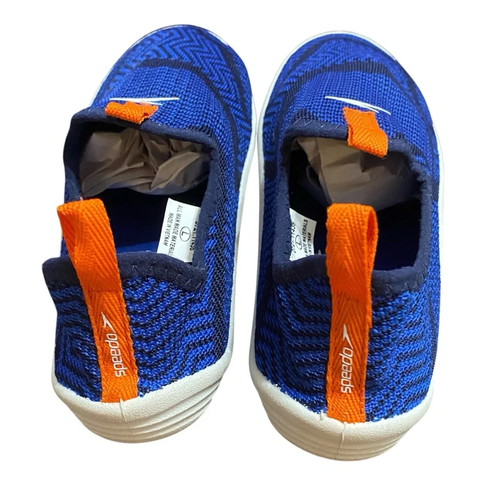 Kids Speedo The Original Surf Walker Blue Slip-On Shoes 4 - 5